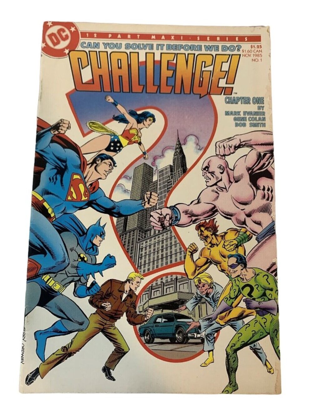 Challenge 1 DC 1985 Mark Evanier Gene Colan Batman Wonder Woman
